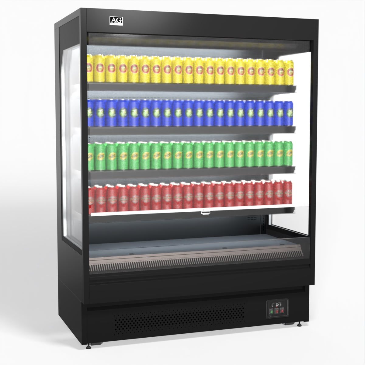 AG 1524mm Commercial Open Multi-Deck Display Refrigerator for Supermarkets - Ideal for Grocery Stores, Convenience Stores & Retail Food Display