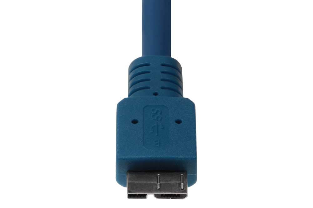 3ft USB 3.0 A Male to Micro B Male Cable - High Speed Data Transfer 28AWG - Compatible with Printers, External Hard Drives, Network Hubs - Perfect for Office, Home & Tech Setup