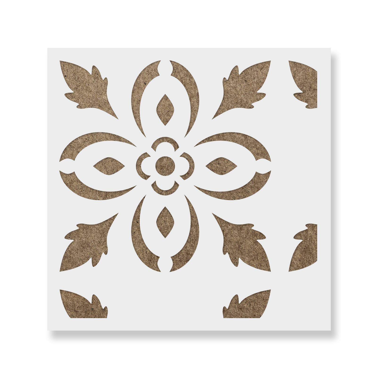 Orion Tile Stencil for DIY Floor & Backsplash - Reusable Painting Template for Ceramic, Wood & Concrete Tiles - Perfect for Home Renovation & Craft Projects