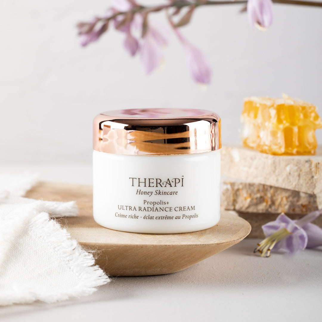 Propolis + Ultra Radiance Cream - Brightening Face Moisturizer for Glowing Skin | Day & Night Hydration for Dry, Dull Skin | Perfect for Daily Skincare Routine