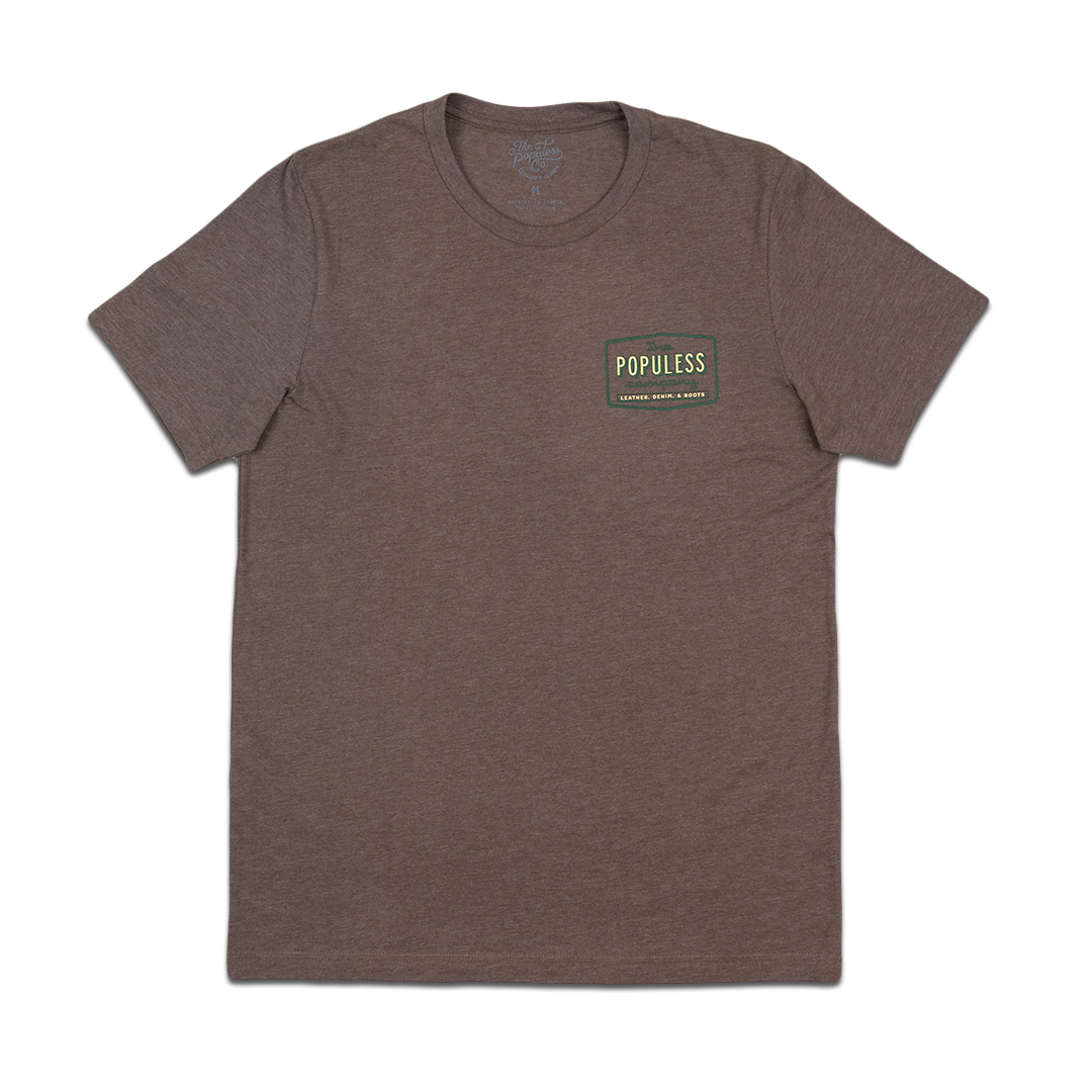 Rito Tee - Soft Cotton T-Shirt in Tawny Brown for Men | Casual & Comfortable Everyday Wear