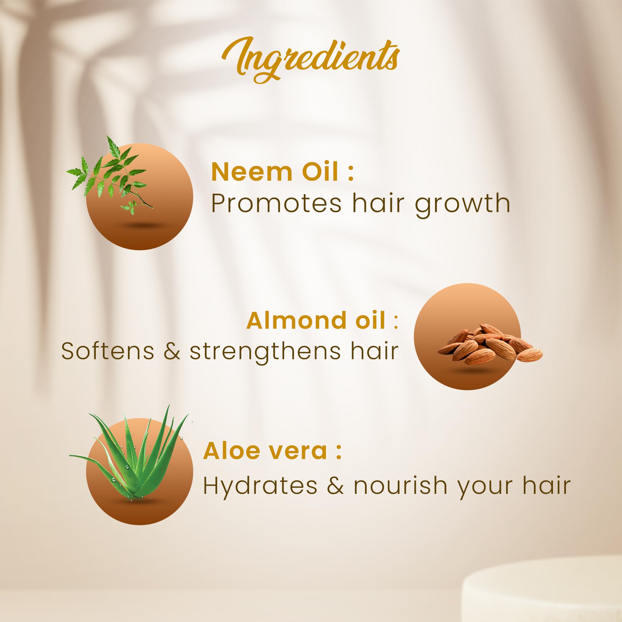 Dhathri 100% Natural Hair Cream for Dandruff Control & Dryness Relief - Anti-Frizz Hair Protector for Men & Women - Non-Sticky Styling Formula (50g) - Perfect for Daily Hair Care & Styling at Home or Salon