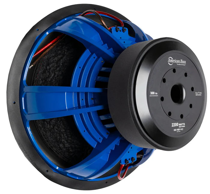 American Bass HD 18 Subwoofer - 2000 Watts RMS Power - High Performance Car Audio System for Deep Bass & Clear Sound | Perfect for Car Enthusiasts & Music Lovers