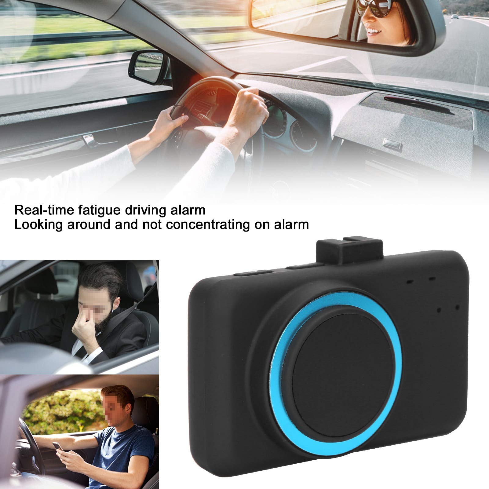 EBTOOLS Anti Sleep Alarm for Drivers - Fatigue Warning Device for Truckers & Security Guards - Prevent Drowsy Driving & Accidents - Ideal for Long Haul, Night Shifts & Road Trips