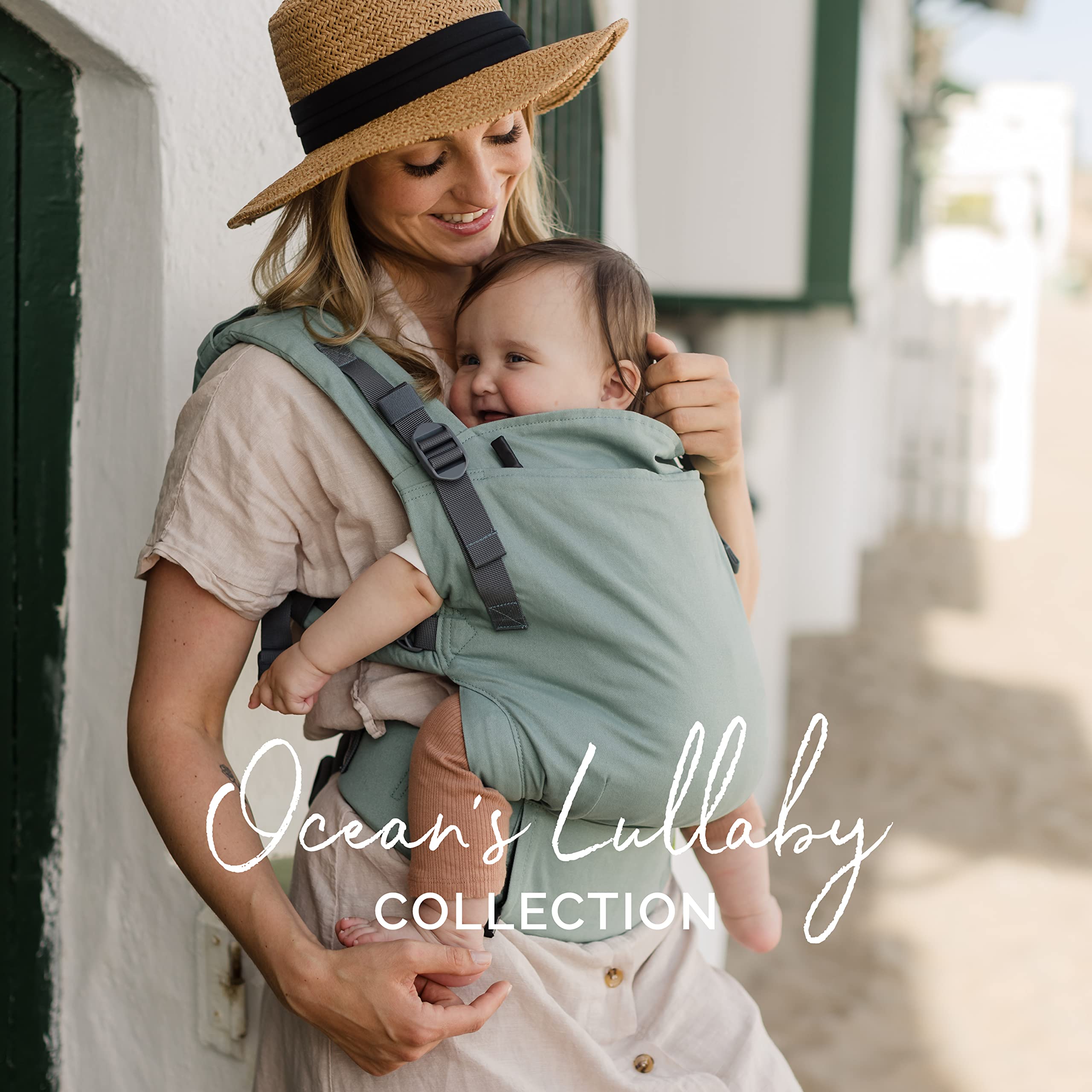 Premium Boba X Baby Carrier in Seafoam Green - Ergonomic, Hands-Free Infant Carrier for Newborn to Toddler - Perfect for Hiking, Travel & Everyday Use