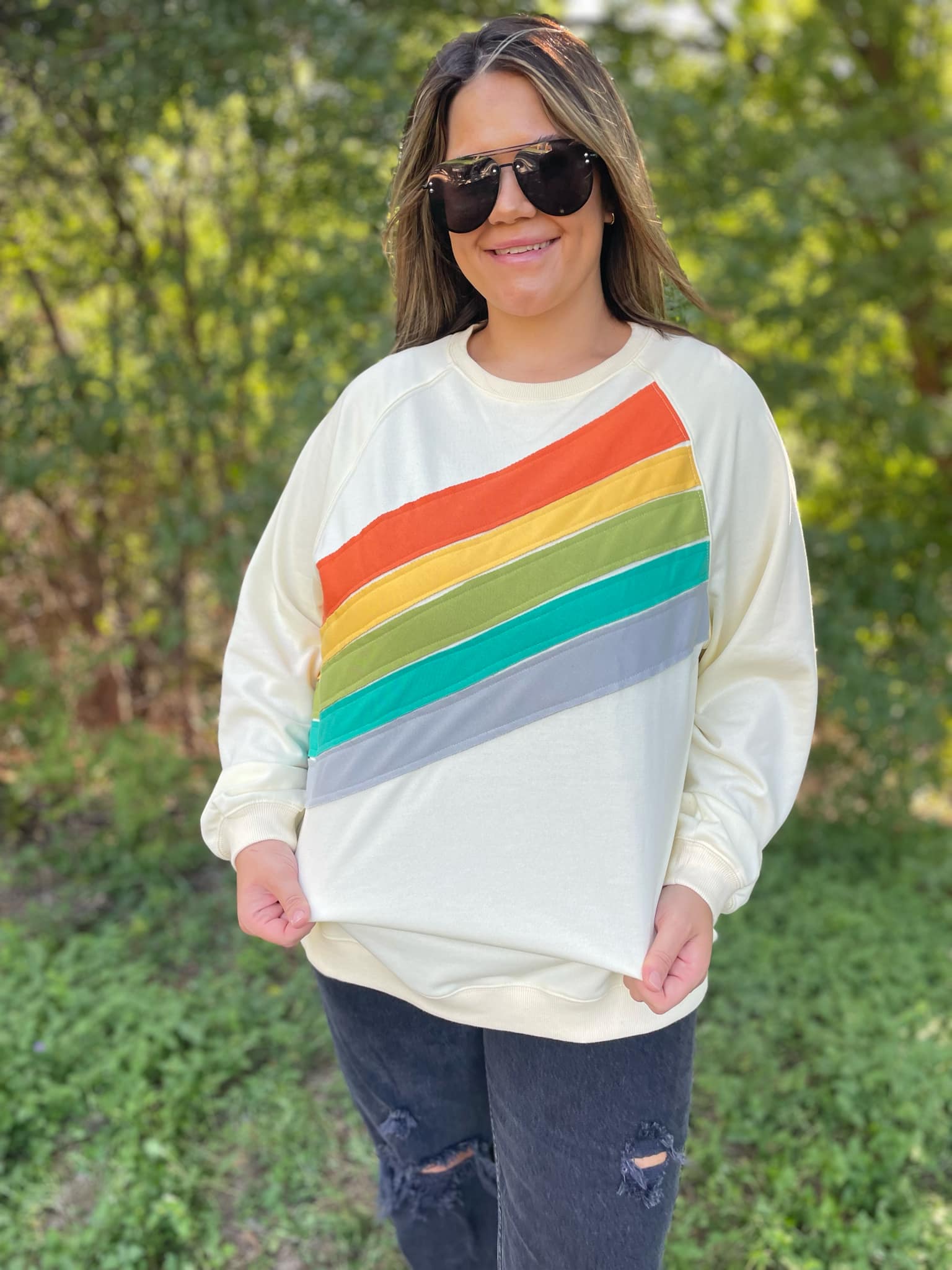 PREORDER: Dayton Color Block Pullover Sweatshirt - 2 Stylish Color Options | Cozy Casual Wear for Fall & Winter Outfits