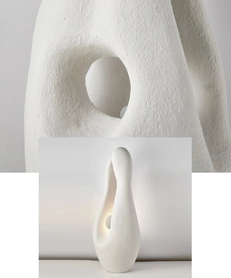 Wabi Sabi Floor Lamp - Minimalist Modern Lighting for Living Room, Bedroom & Office | Handcrafted Wooden Base with Soft Fabric Shade | Perfect for Cozy Reading Nook & Boho Home Decor