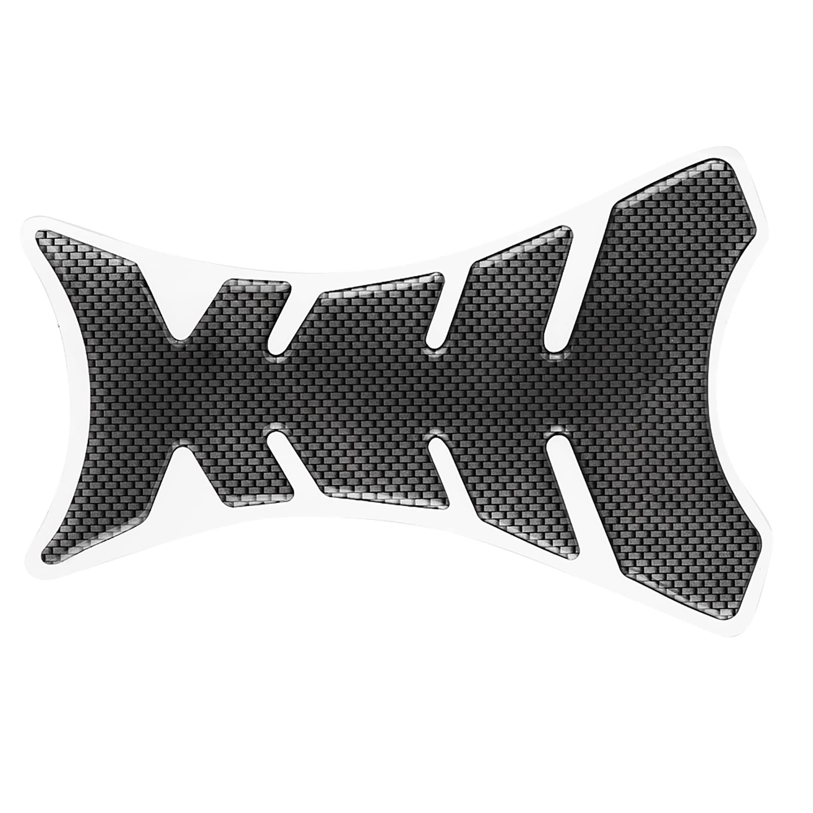 Carbon Fiber Motorcycle Gas Fuel Tank Pad Protector Sticker - Anti-Slip & Scratch Resistant for Harley, Yamaha, Honda - Perfect for Long Rides & Bike Shows