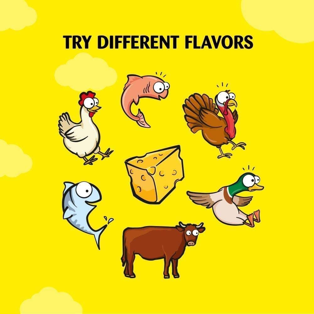 Dreamies Cat Treats - Delicious Chicken & Duck Flavored Cat Snacks - 60g x 8 Pouches - Perfect for Training, Rewarding & Bonding with Your Feline Friend