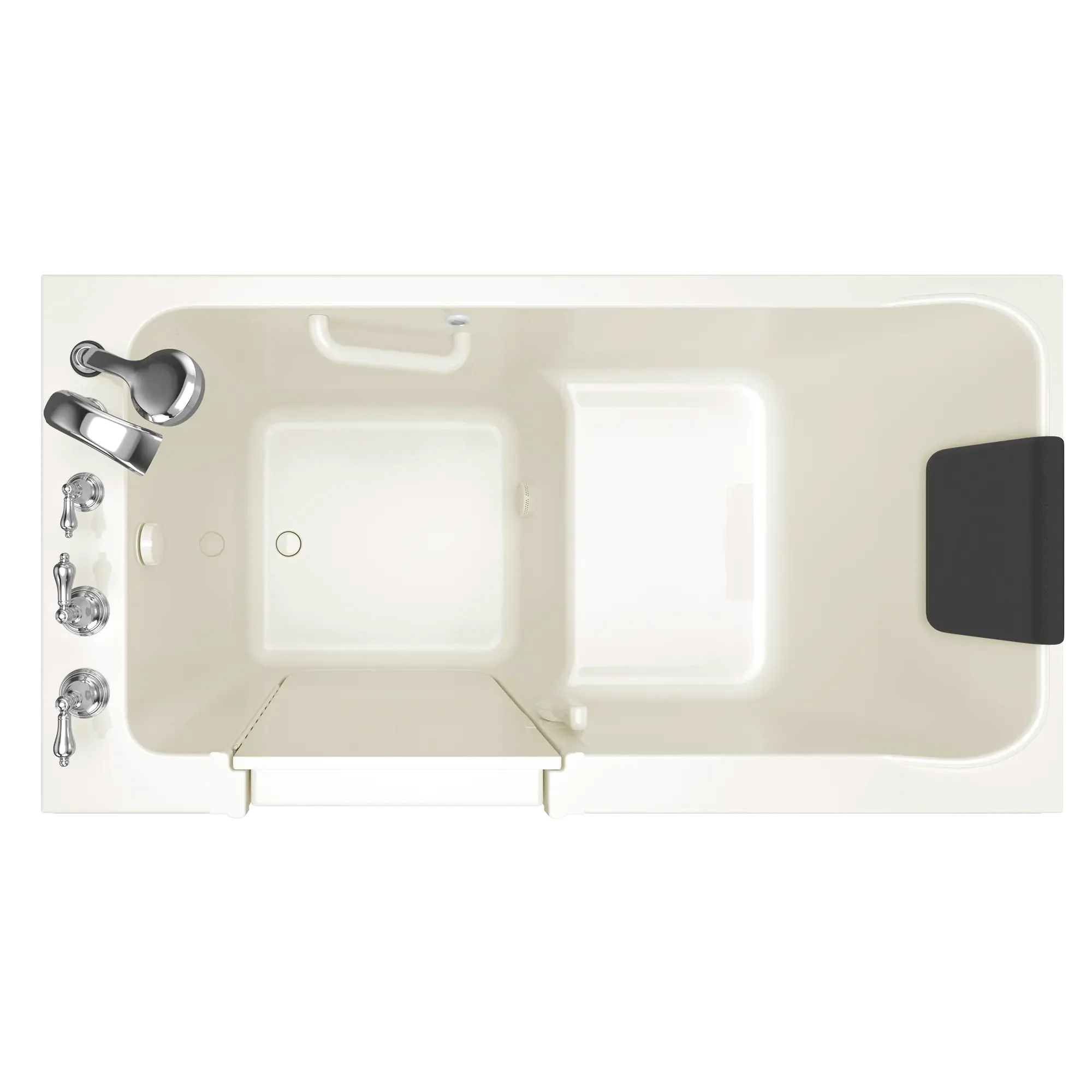 32 x 60 Inch Acrylic Walk-in Bathtub with Soaker System - Left Hand Drain & Faucet - Luxury Accessible Tub for Elderly & Mobility Needs - Perfect for Spa Relaxation & Safe Bathing