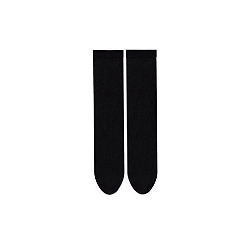 Women's High Knee Over Thigh Socks - Opaque Elastic Fashion Socks for Girls & Women - Stride Socks (Black, One Size) - Perfect for Cosplay, Winter Warmth & Stylish Outfits