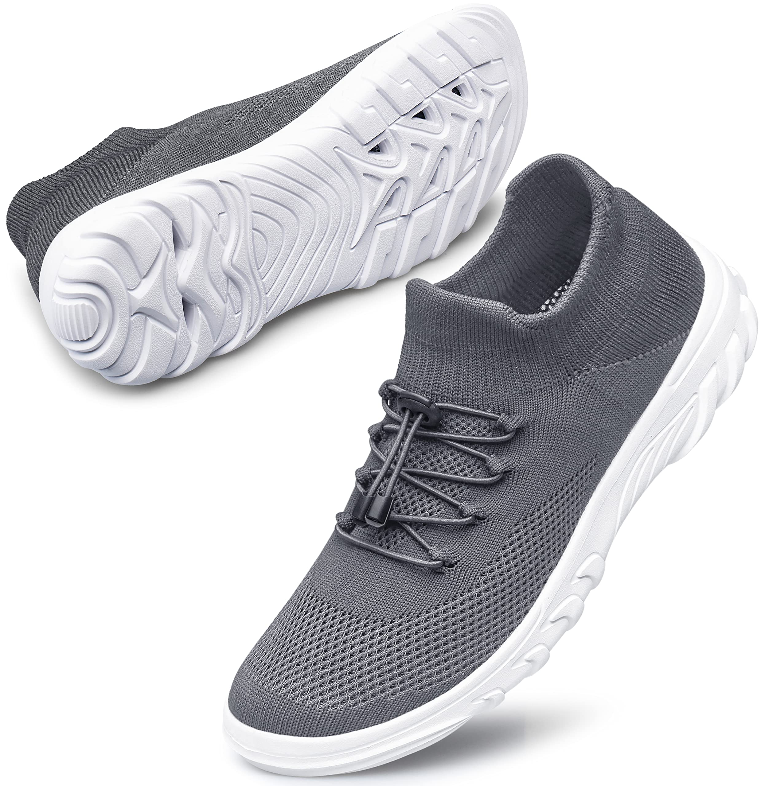 DOUSSPRT Women's Slip-On Walking Shoes - Hypersoft Sock Sneakers for Tennis, Running & Casual Wear | Breathable Mesh Athletic Shoes | Comfortable for Walking, Gym & Daily Use