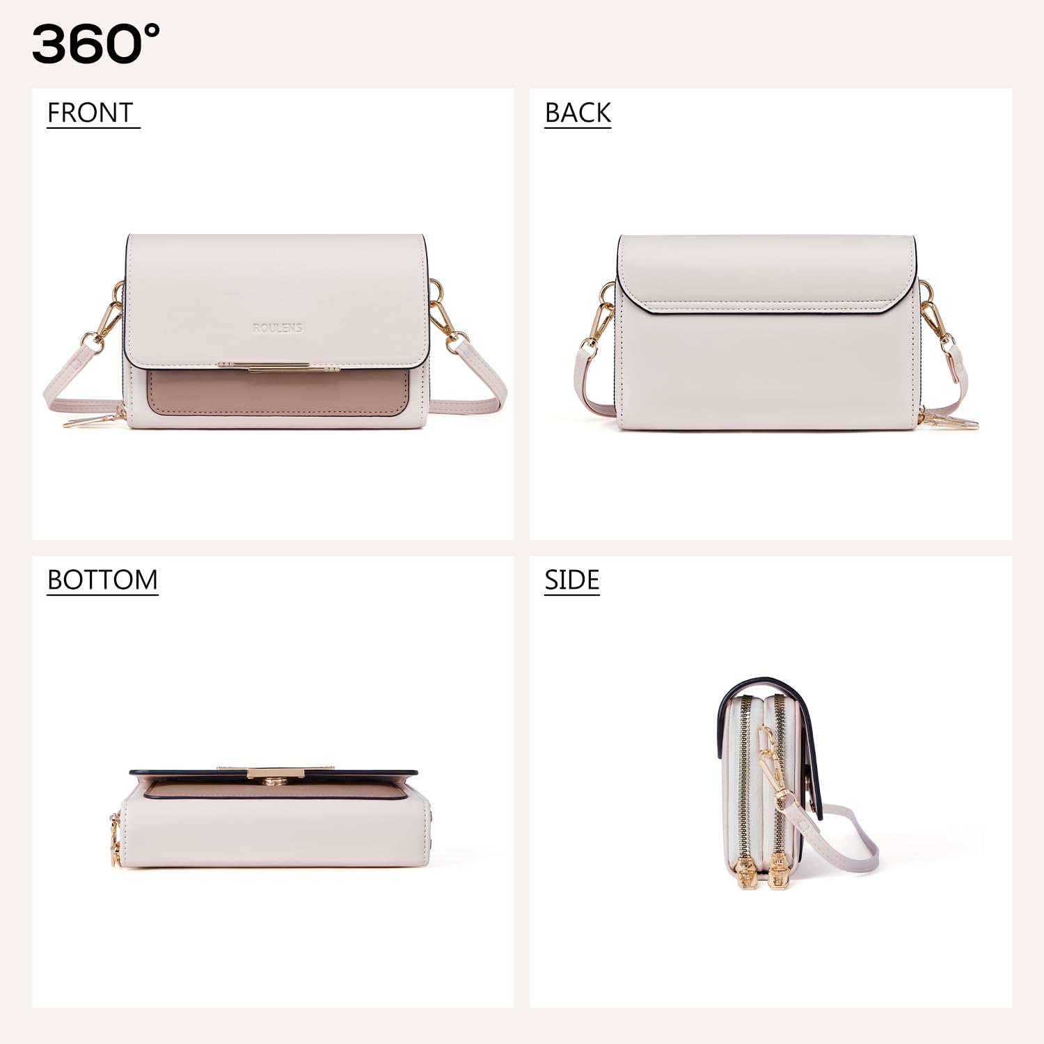 Stylish Women's Small Crossbody Bag with Phone Pocket & Credit Card Slots - Perfect for Everyday Use, Travel, and Shopping