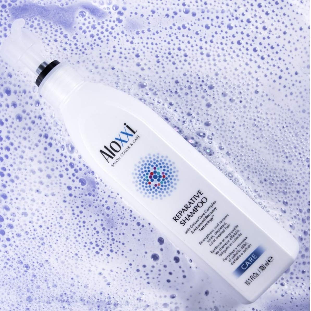 ALOXXI Repairing Shampoo for Damaged Hair - Sulfate Free, Keratin Enriched Hair Treatment - Perfect for Dry, Brittle & Color Treated Hair - Salon Quality at Home