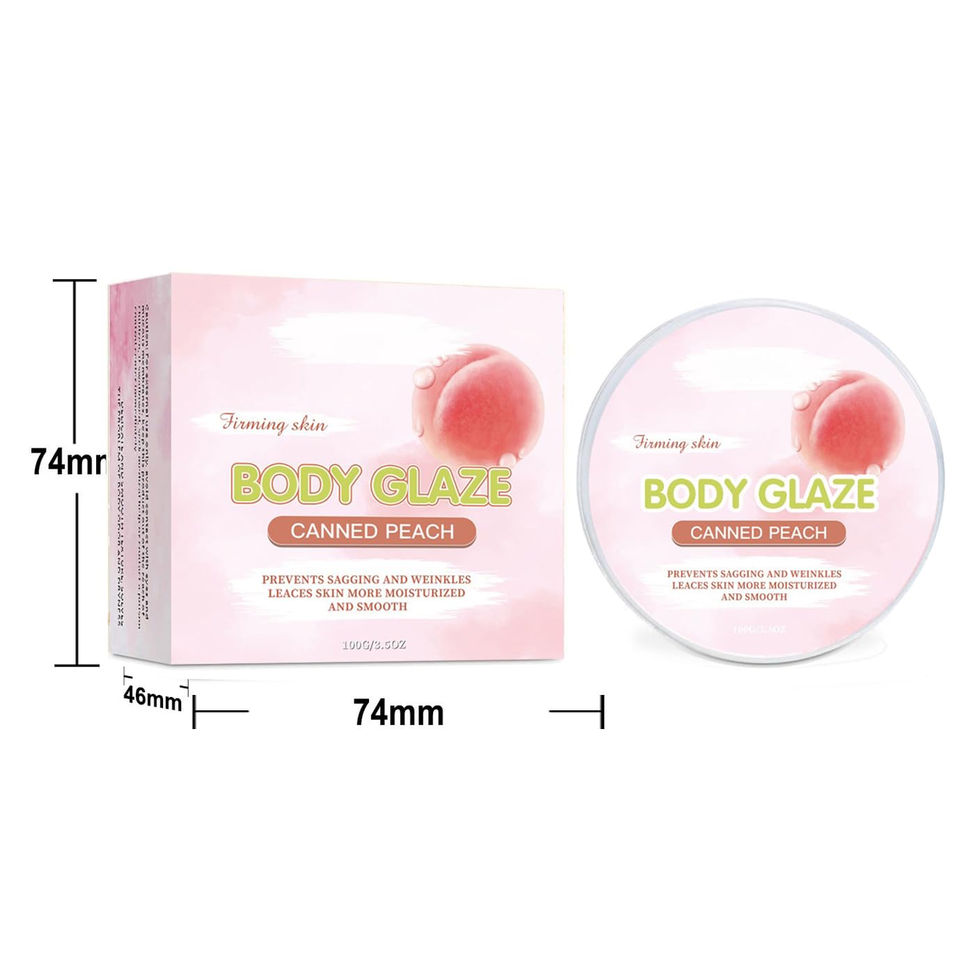 Body Glaze Donut Body Butter 3.5 oz - Deep Moisturizing Cream for Dry Skin | Hydrating & Nourishing Skincare for Women | Perfect for Daily Use, After Shower & Night Routine (D Set)