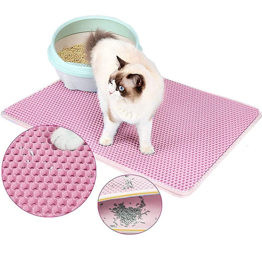 MIEDEON Washable Pet Litter Pad - Double Layer Removable Dog & Cat Pee Pads, Large 30x30 Inch Absorbent Training Pads (Yellow+Green) for Puppy, Kitten & Small Pets - Perfect for Crate, Bed & House Training