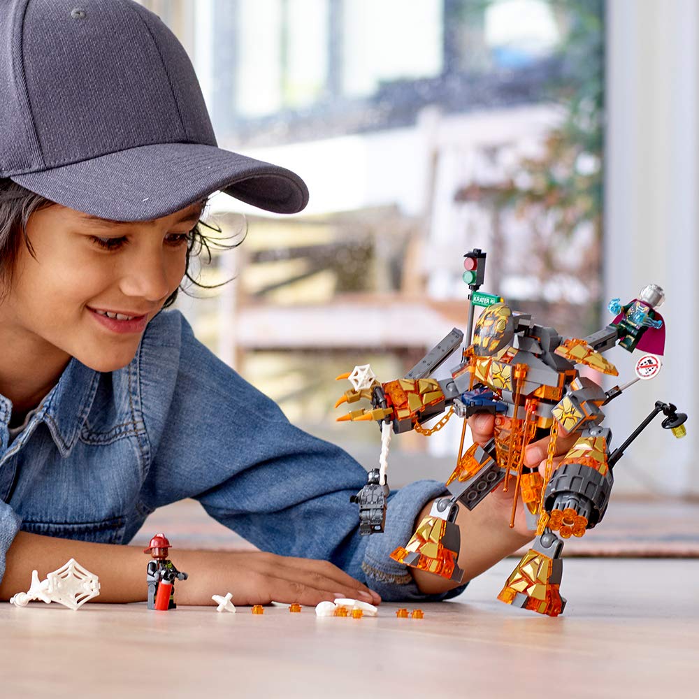 LEGO Marvel Spider-Man Far from Home: Molten Man Battle 76128 Building Kit (294 Pieces) - Superhero Toy for Kids & Collectors - Perfect for Playtime, Gifts & Marvel Fans