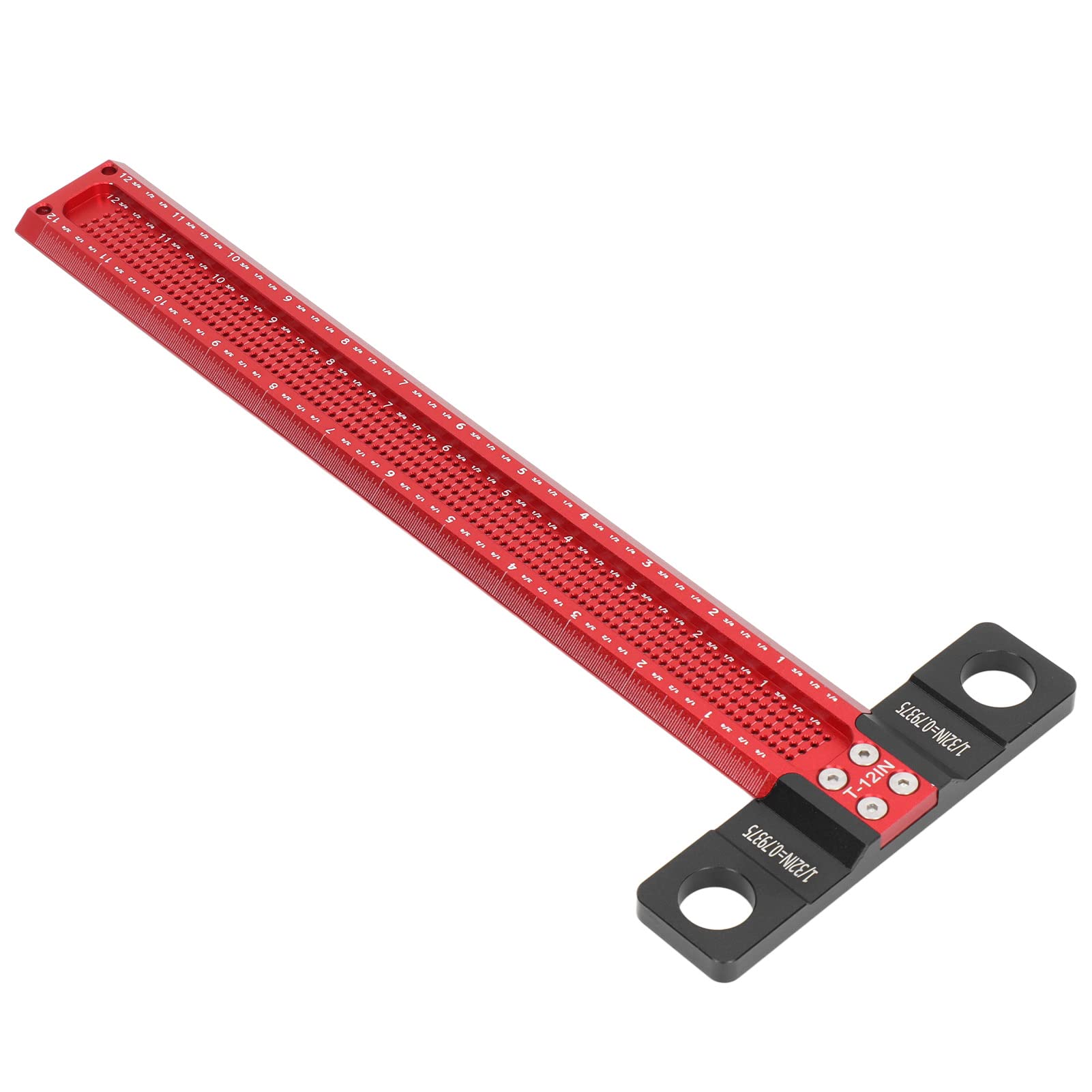 Premium T-Type Scriber Gauge - 12 Inch Rustproof Woodworking T-Ruler with Wear-Resistant Marking Edge | Perfect for Decoration Design, Carpentry Projects & DIY Woodworking Tools