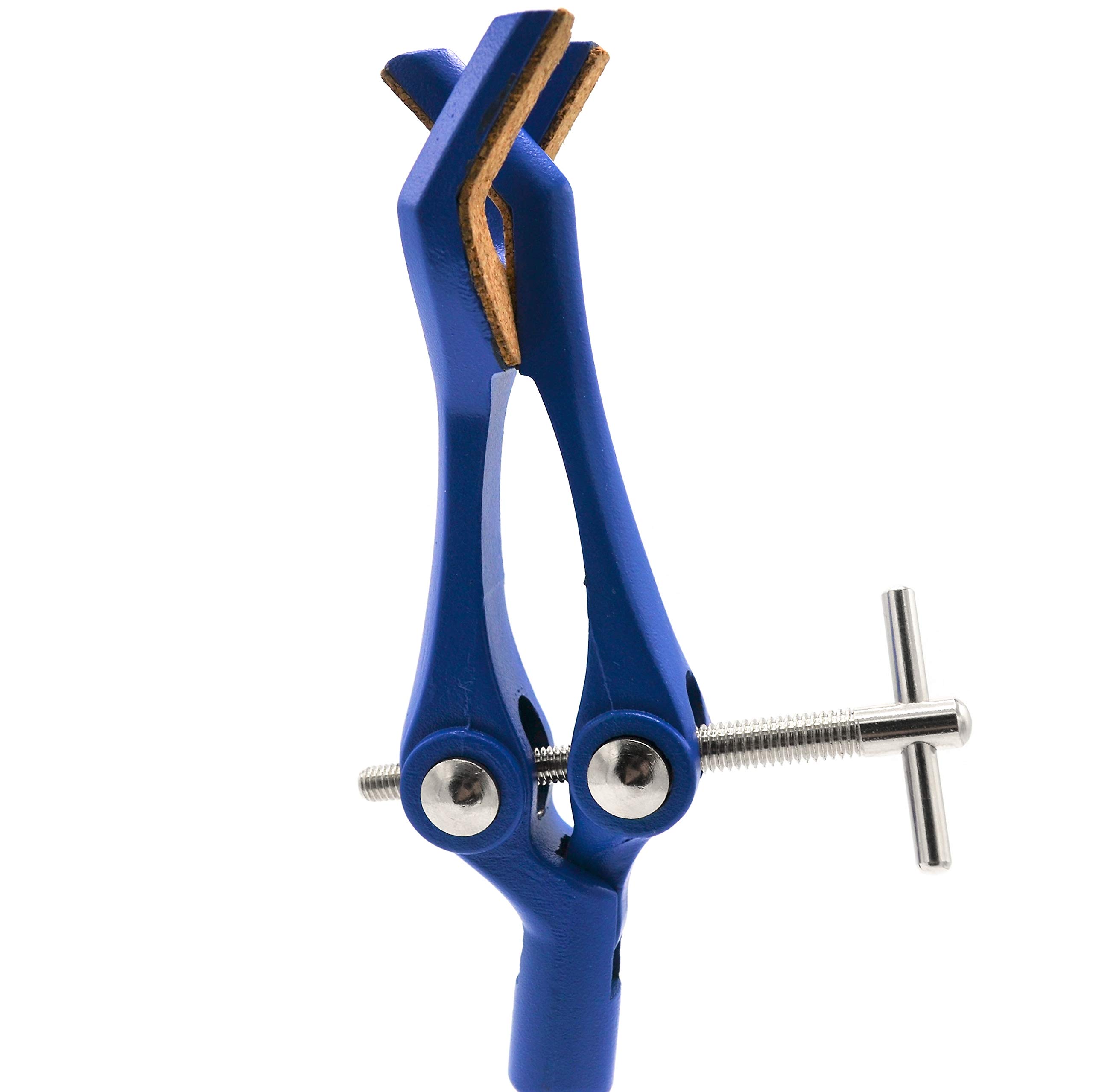 EISCO 3 Finger Cork Lined Extension Clamp with Swivel Bosshead - 3.4