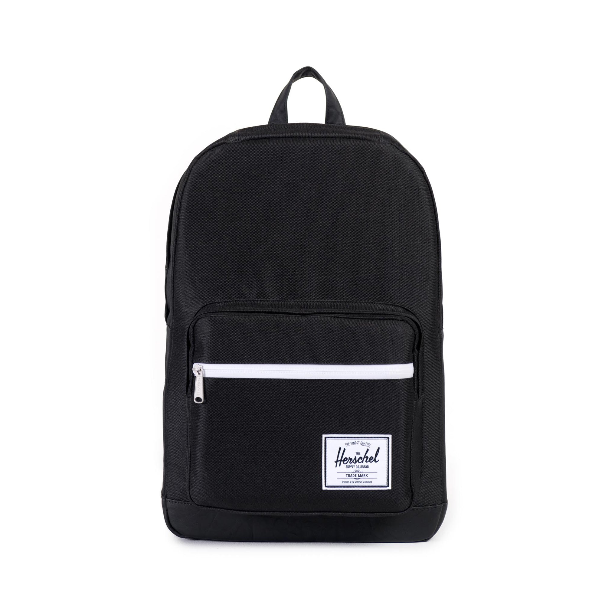 Herschel Pop Quiz Backpack - Black/Black - Stylish Laptop Backpack for School, College & Travel