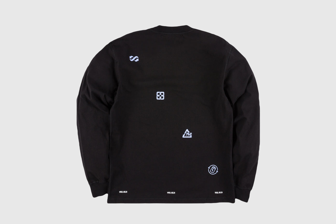 UNITED STANDARD X VIRGIL ABLOH Recycled Long Sleeve T-Shirt - Eco-Friendly Streetwear for Men | Perfect for Casual Wear, Urban Fashion & Sustainable Lifestyle