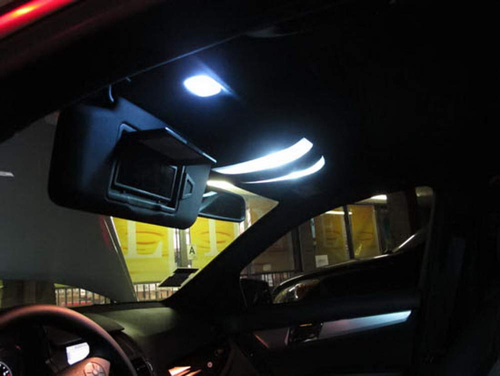 Premium SMD LED Interior Lights Kit - Xenon White - Compatible with 2013 Infiniti JX35 | Car Interior Lighting Upgrade for Dashboard, Footwell, and Dome Lights