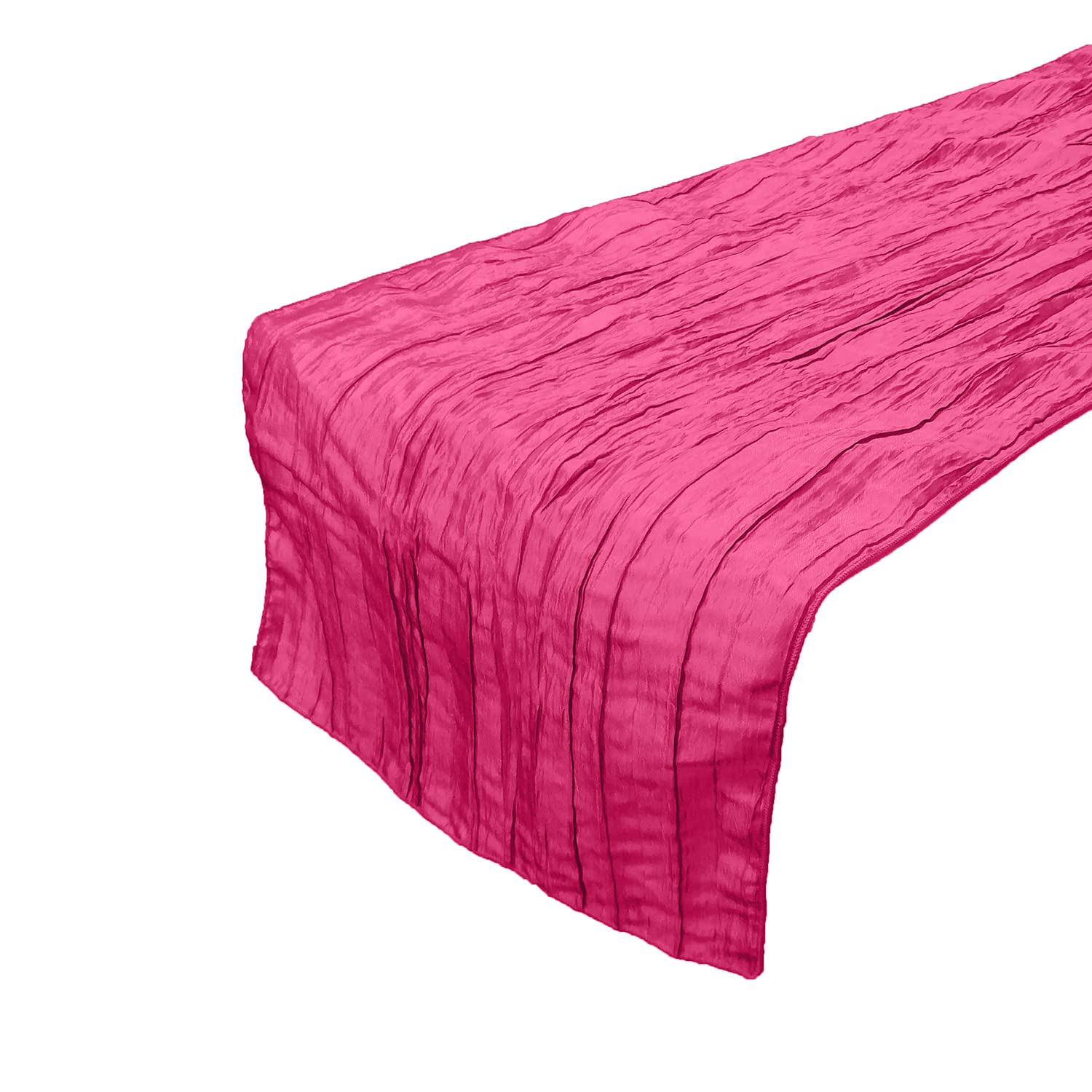 Crinkle Crushed Taffeta Table Runner - 12