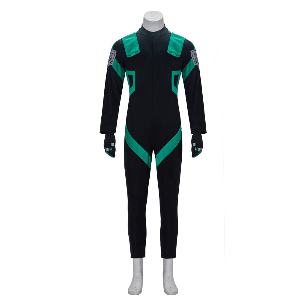 BNHA Hero Cosplay Costume for Men - Black Anime Battle Suit | My Hero Academia Halloween Outfit | Perfect for Conventions, Cosplay Events & Halloween Parties