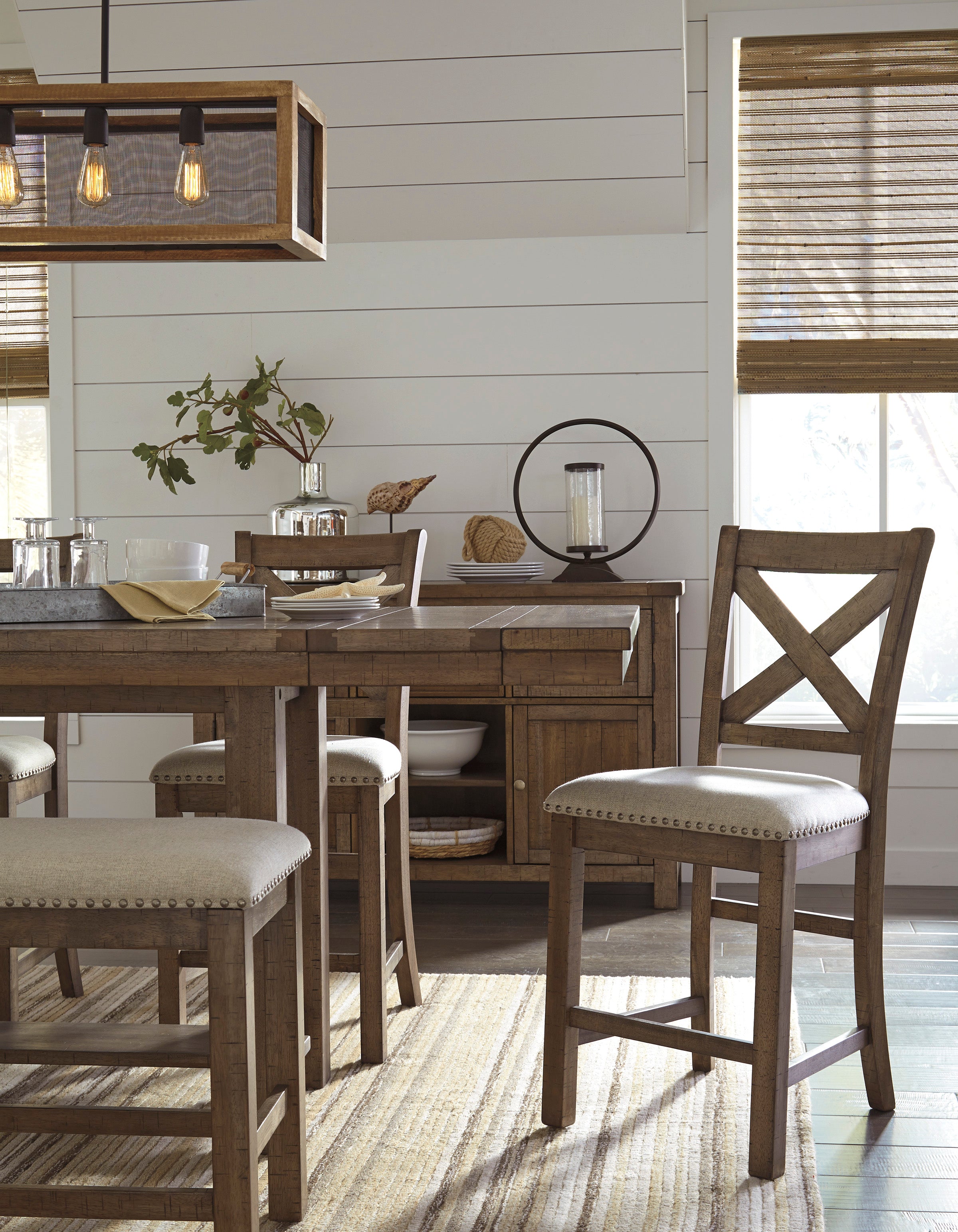 Mara Counter Extension Table - Expandable Kitchen Island with Storage - Perfect for Small Spaces, Dining & Food Prep