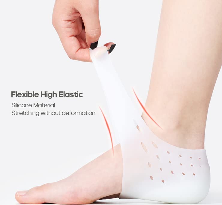 FEXMY Invisible Height Increase Shoe Insoles - 3cm Air Cushion Insoles for Men & Women | Comfortable & Supportive Foot Pads for Taller Look | Helps with Dry Cracked Heels & Ankle Support | Perfect for Work, Dating & Special Occasions