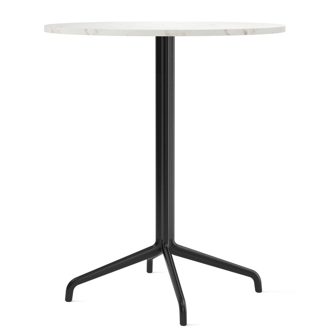 Modern Round Harbour Column Counter Table with Star Base - Perfect for Kitchen Islands, Bars & Dining Areas