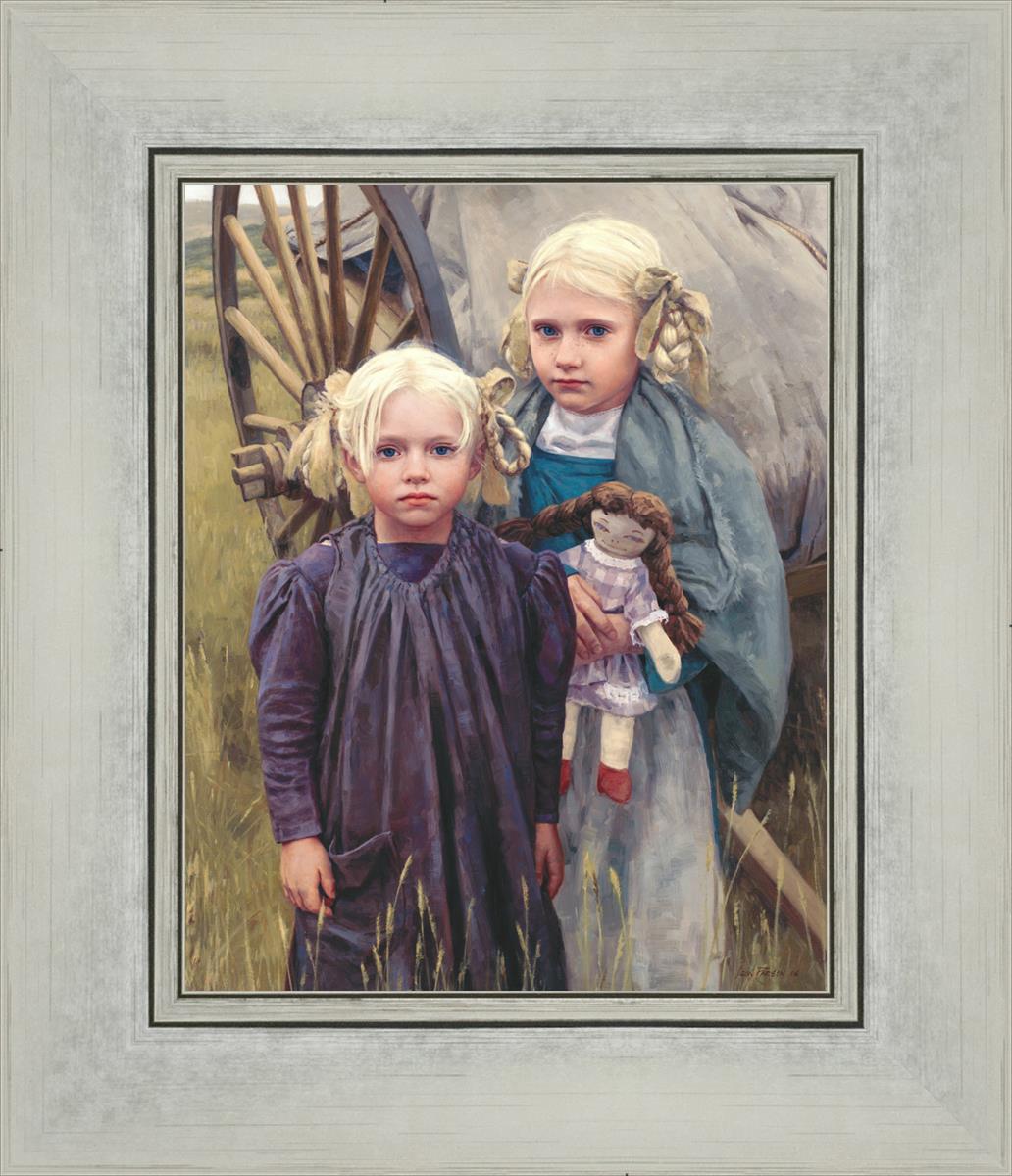 Prairie Angels By Leon Parson - Western Art Print - Cowboy & Native American Wall Decor - Perfect for Home, Office & Western-Themed Spaces
