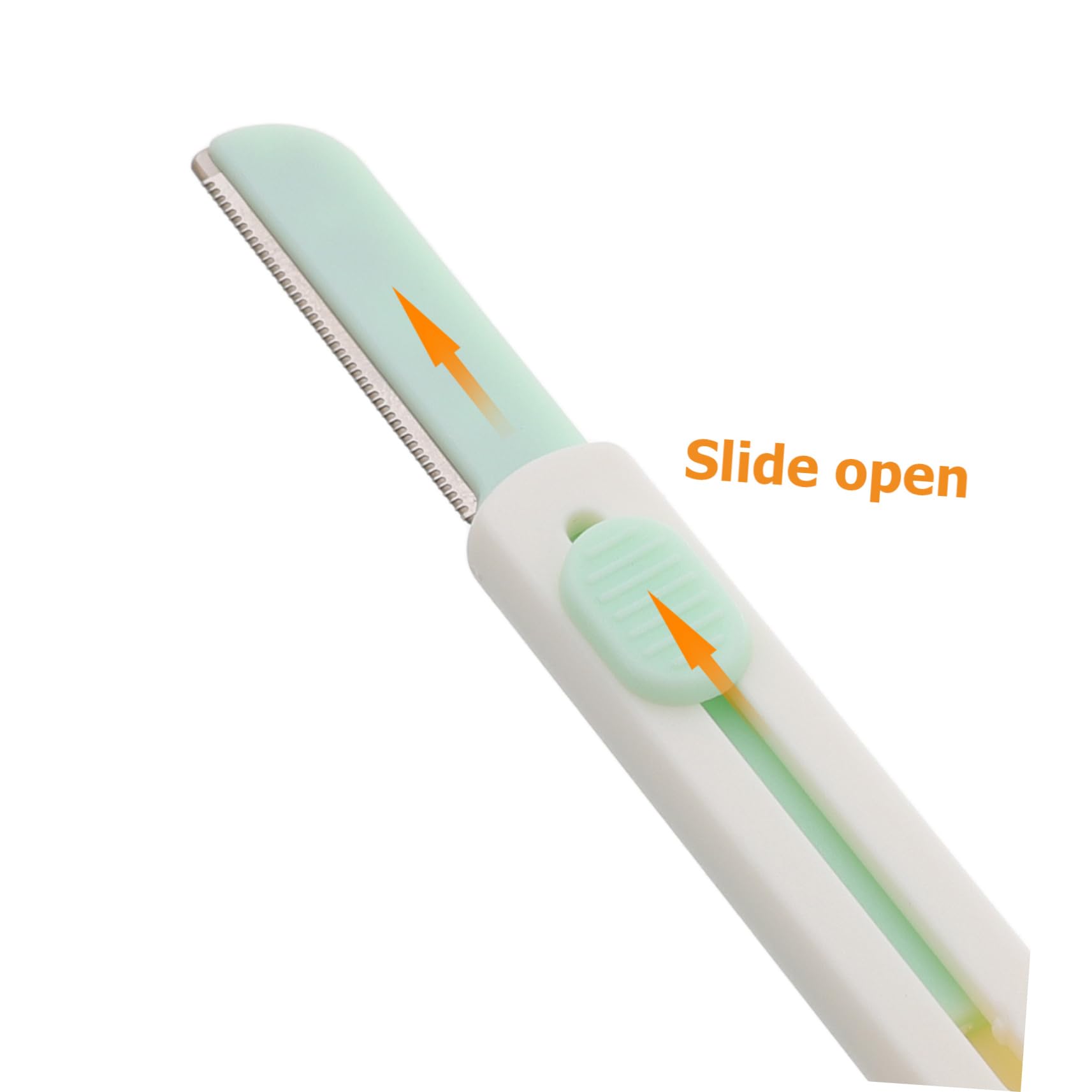 3-Pack Universal Eyebrow Razors for Women - Precision Eyebrow Trimmer & Shaper - Smooth Sliding Design for Easy Brow Shaping & Facial Hair Removal - Perfect for Home, Travel & Salon Use