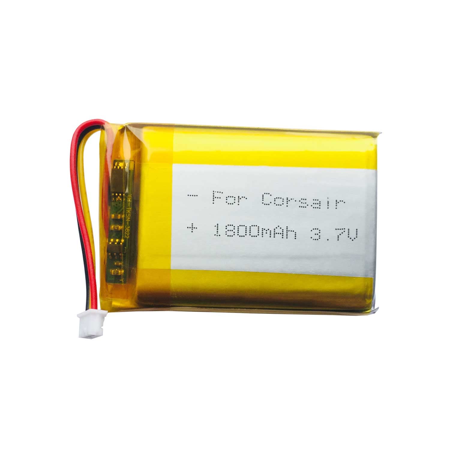 3.7V 1800mAh Replacement Battery for Corsair HS80/HS70/Virtuoso RGB SE Wireless Headset & HyperX Cloud Stinger 2/Cloud II - Long-Lasting Power for Gaming, Streaming & Work Calls