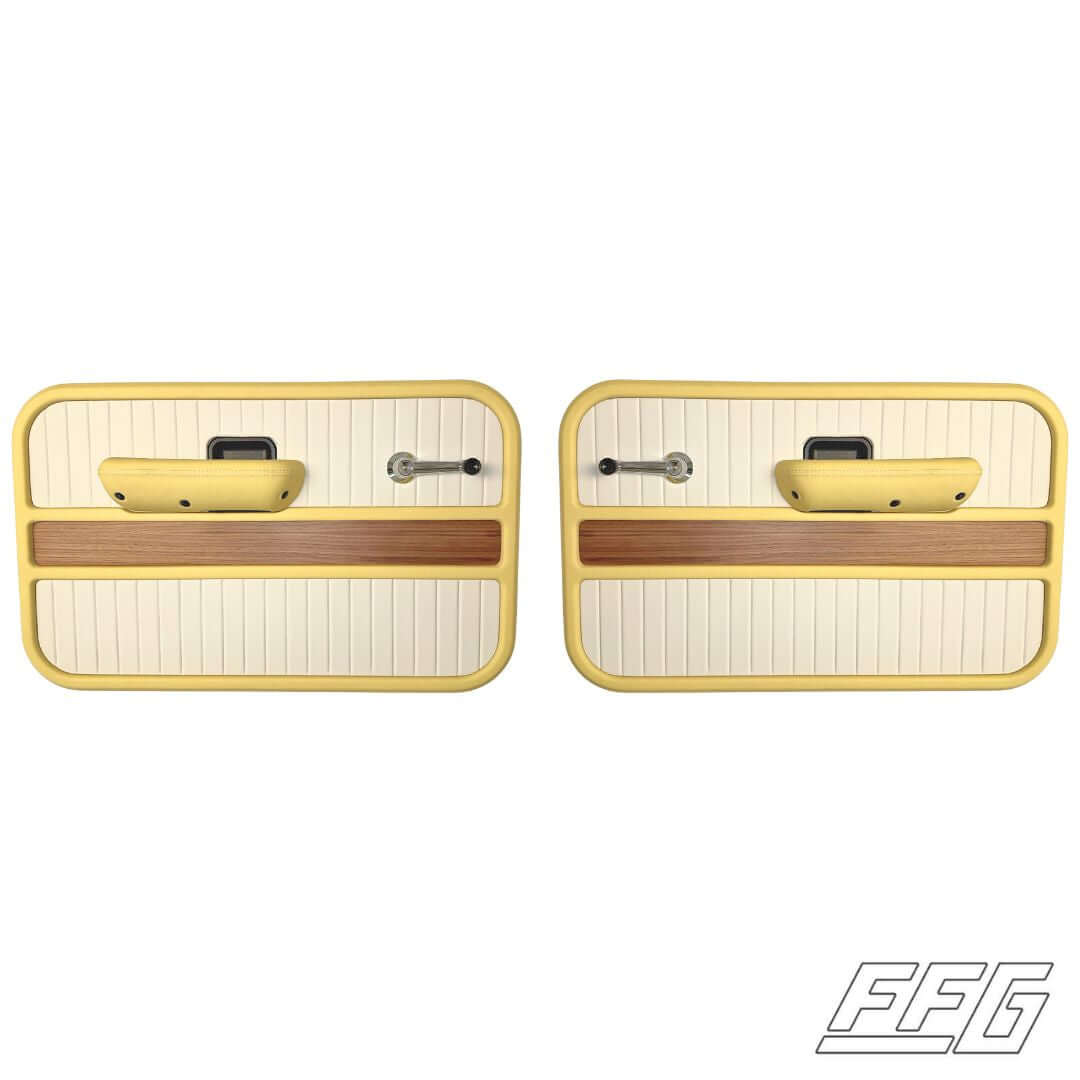 Custom Upholstered Door Panels for 1967 Ford Mustang | Premium Interior Upgrade | Perfect for Classic Car Restoration & Customization Projects