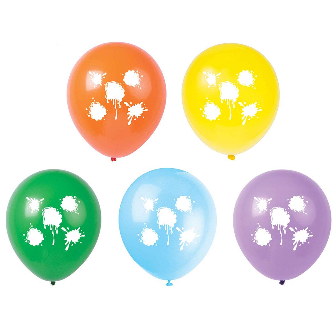 15-Pack 12 Inch Slime Latex Balloons for Birthday Party Decorations - Fun Kids Party Supplies, Halloween & Graduation Decor