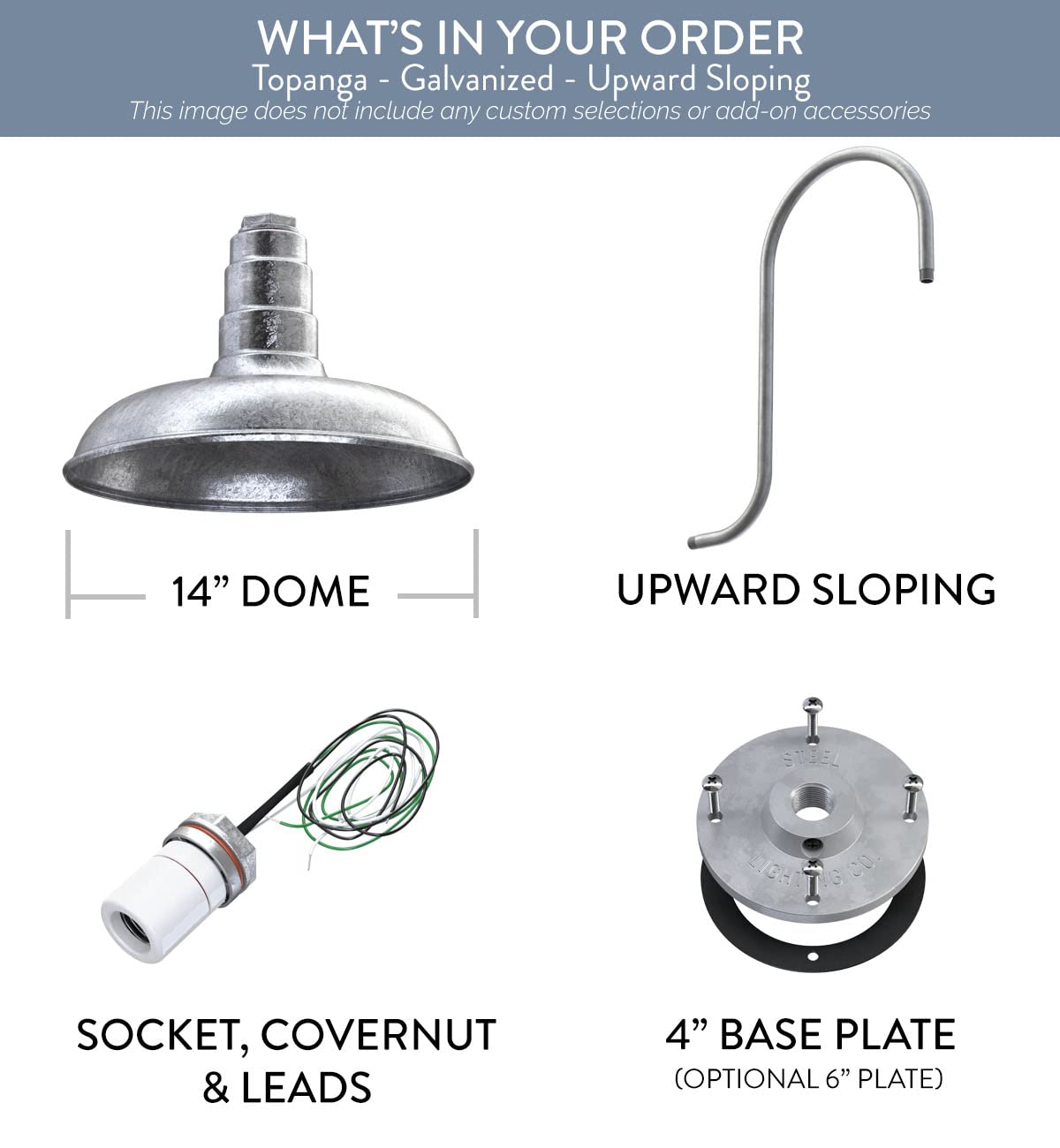 Steel Lighting Co. Topanga Barn Light - 14