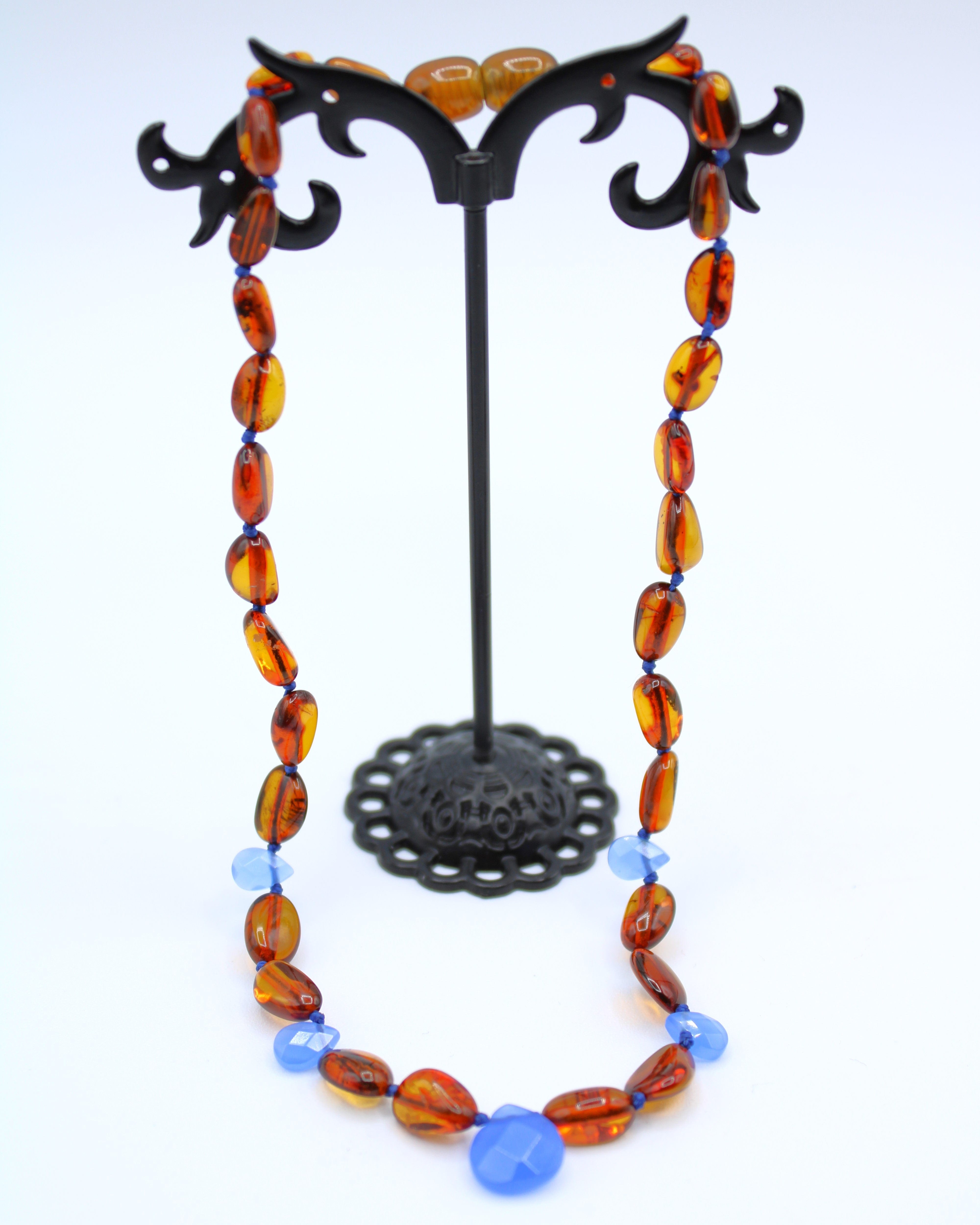 Natural Baltic Amber Teething Necklace for Babies - Safe & Soothing Relief for Teething Pain - Perfect for Infants & Toddlers | Home, Travel & On-the-Go Comfort