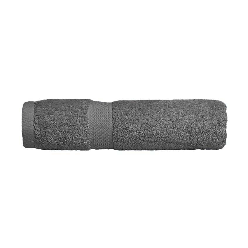 Premium 100% Combed Cotton Bath Towels - Ultra Soft & Absorbent Charcoal Gray Bathroom Essentials for Spa, Gym & Luxury Home Use