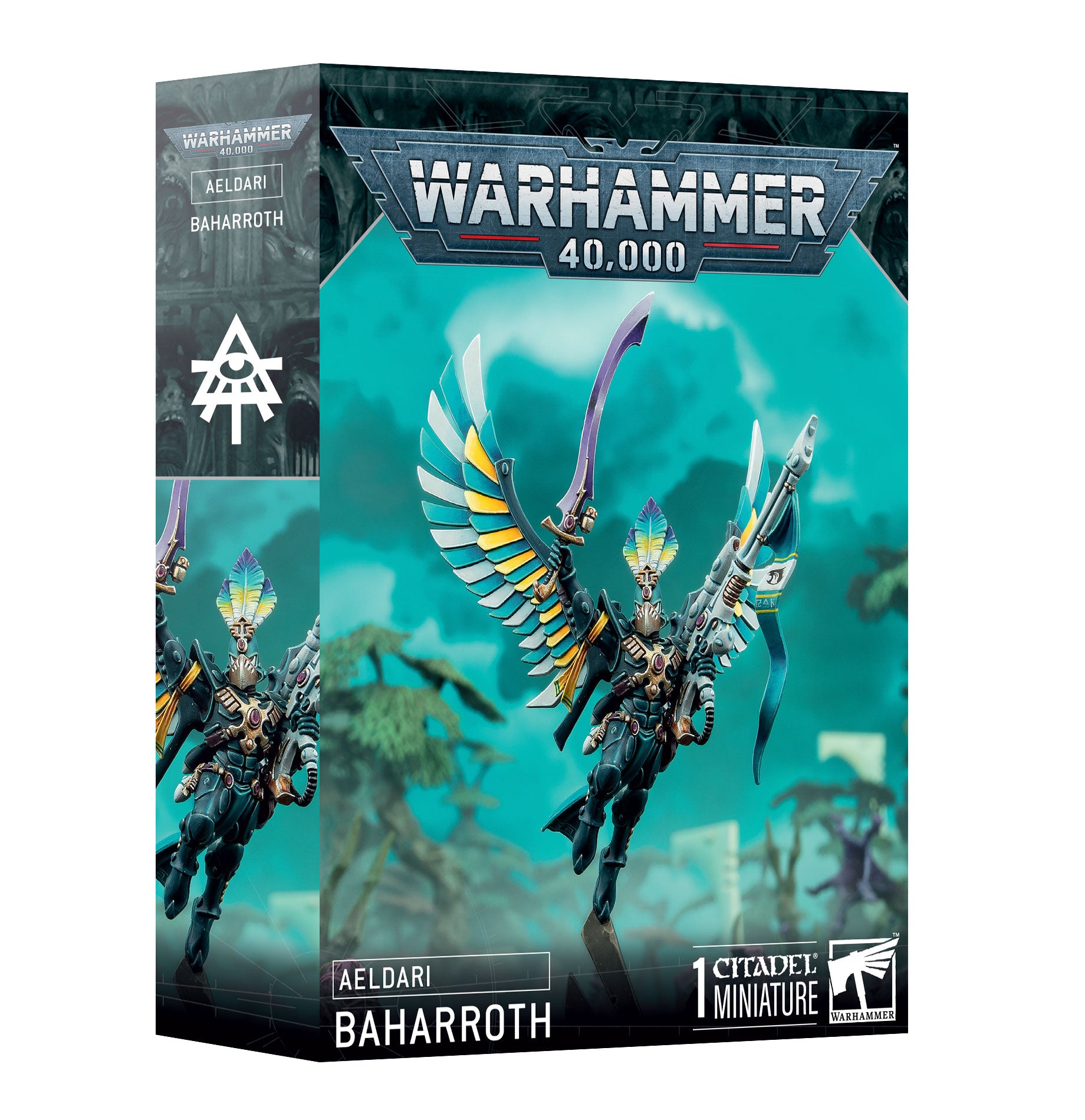 40K Warhammer Aeldari Baharroth Phoenix Lord - High-Quality Miniature for Tabletop Gaming & Collecting | Perfect for Warhammer 40K Battles & Display
