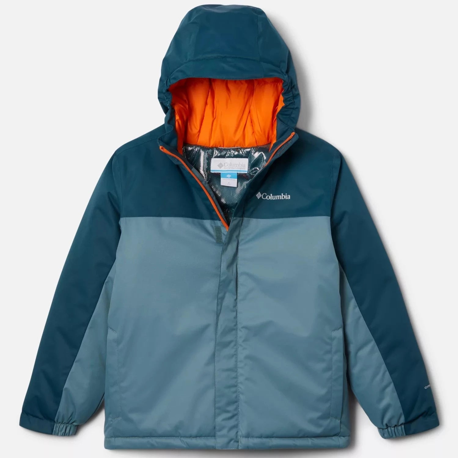 Columbia Men's Metal/Night Wave Insulated Waterproof Hiking Jacket - Lightweight Winter Coat for Outdoor Adventures & Camping