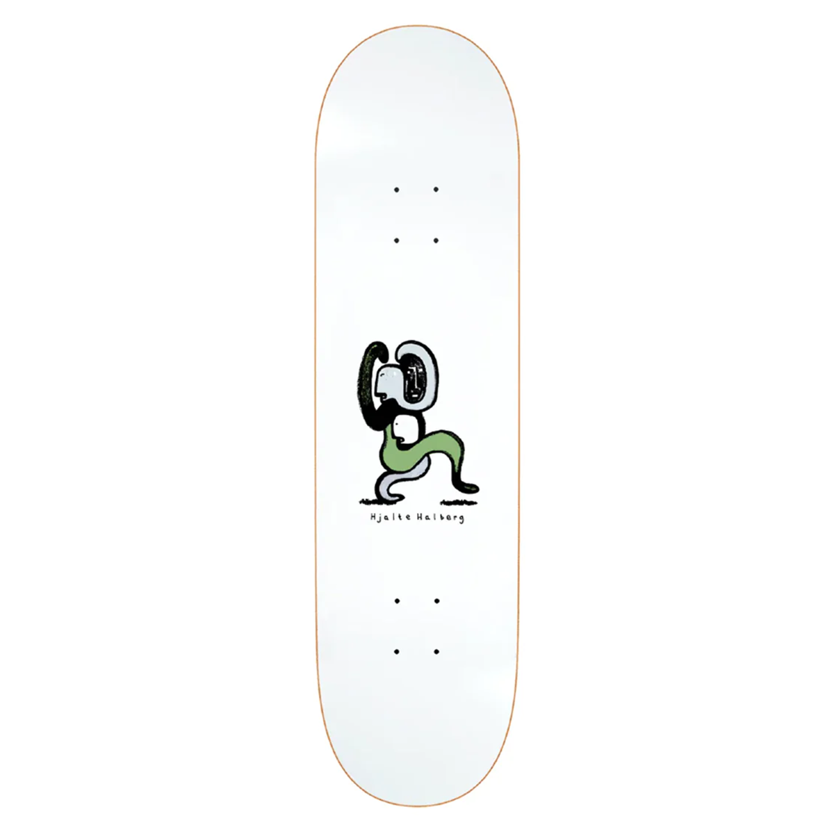 Polar Hjalte Halberg Lurking Skateboard Deck 7.875