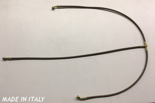 High-Quality Front KF Brake Hose T with Banjo Fittings #2 - Perfect for Motorcycle and ATV Hydraulic Brake System Upgrades