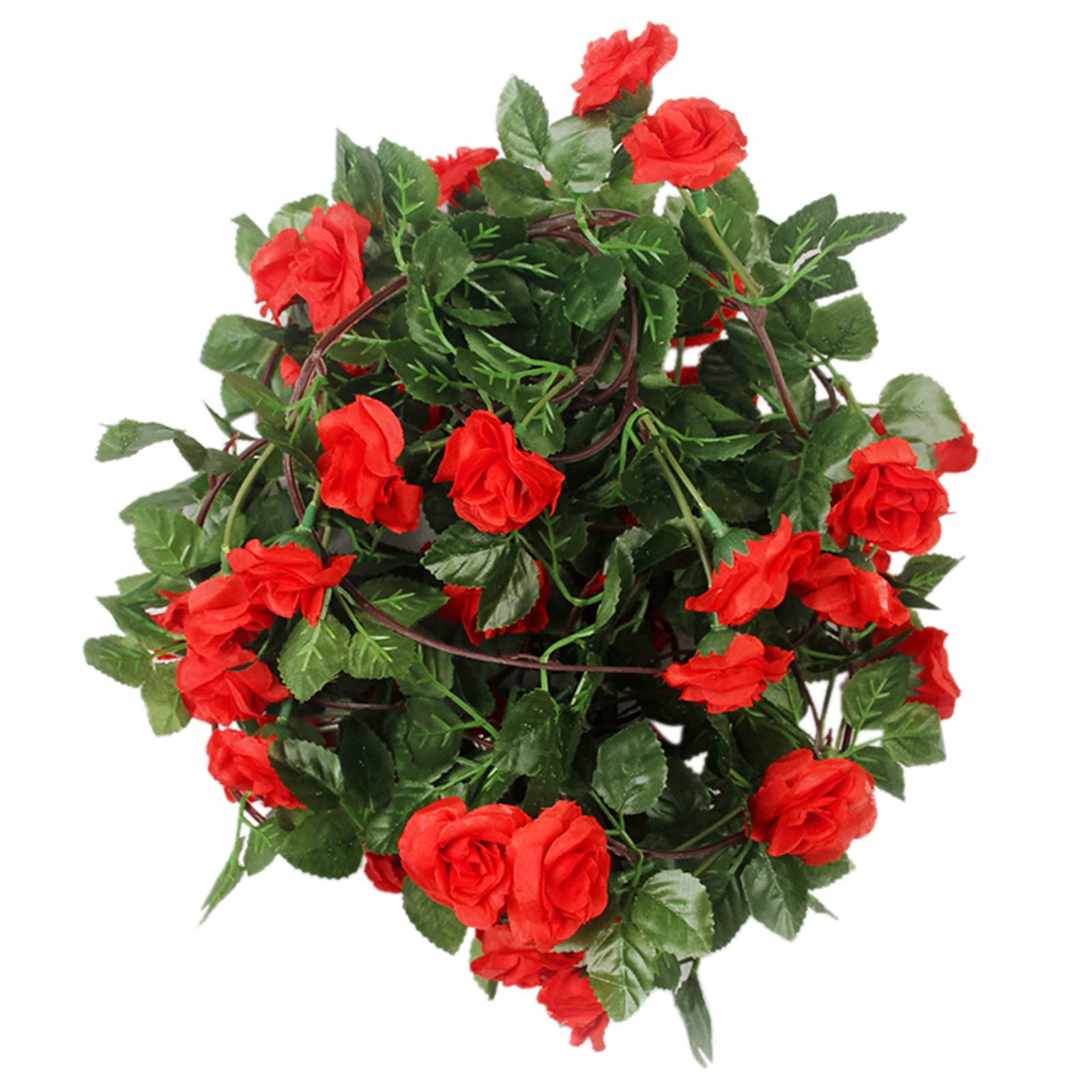 **Artificial Rose Vine Wall Decor - 22