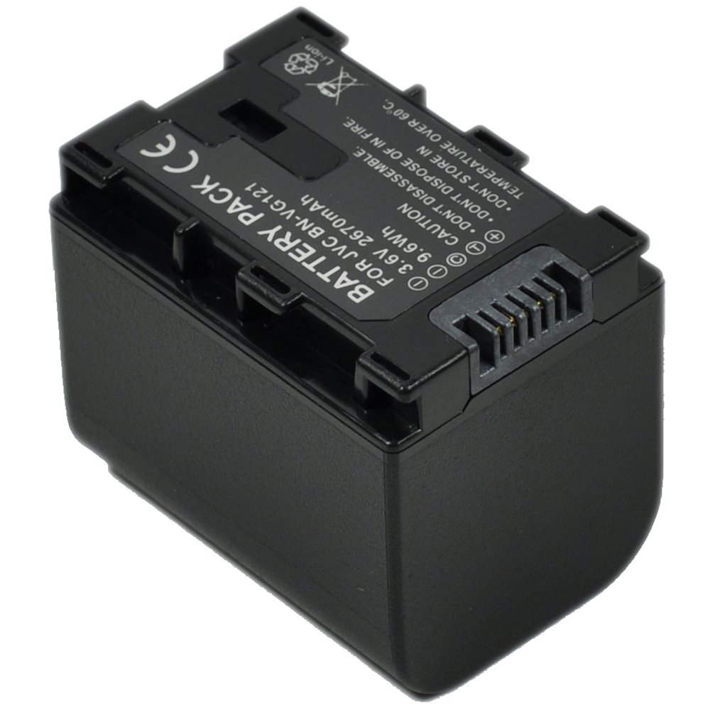 Replacement Camcorder Battery for BN VG108u VG107u VG114u VG121u BNVG121 VG138u - Compatible with GZ-EX310BU, HM550BU, E300BU, E300AU, EX210BU Models - Perfect for Travel Vlogging & Outdoor Filming