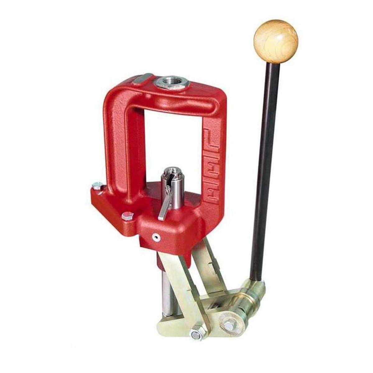 Lee Precision 90998 Classic Cast Reloading Press (Red) - Durable Single Stage Press for Handgun & Rifle Ammo Reloading | Perfect for Home Reloading & Shooting Range Use