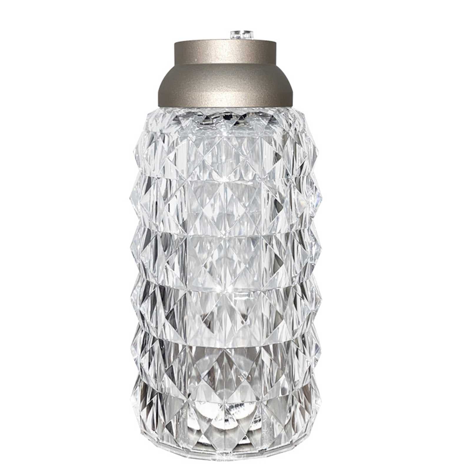 Xiaoki Crystal LED Touch Lamp - 16 Color Changing Cordless Night Light with Remote Control, Dimmable Decorative Table Lamp for Bedroom, Bar, Dinner Party & Home Decor | Perfect for Romantic Ambiance, Gift Giving & Mood Lighting
