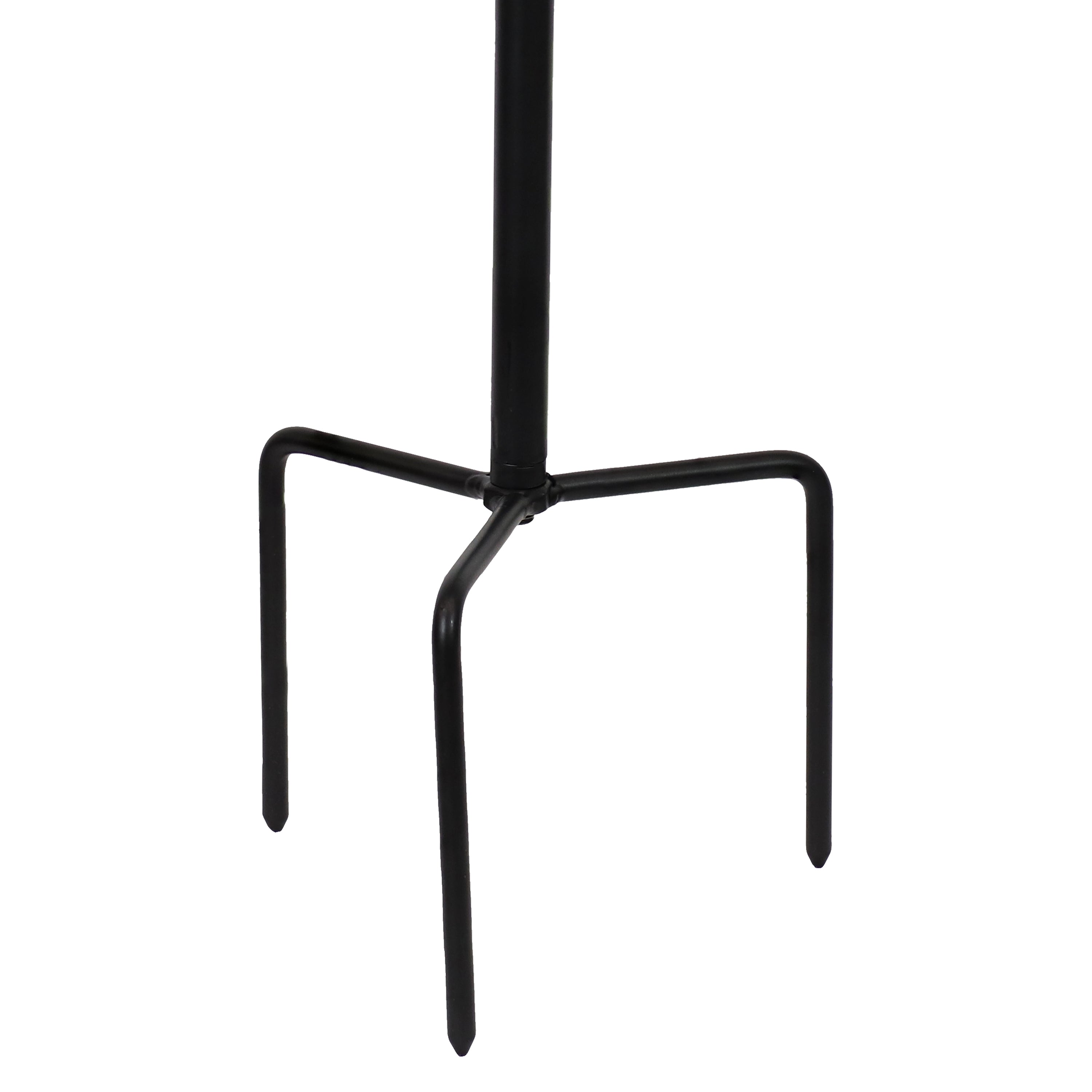Sunnydaze Simple Steel Gazing Globe Stand - Black Outdoor Garden Decor for Yard, Patio & Landscape Decoration | Sturdy Metal Base for Reflective Spheres