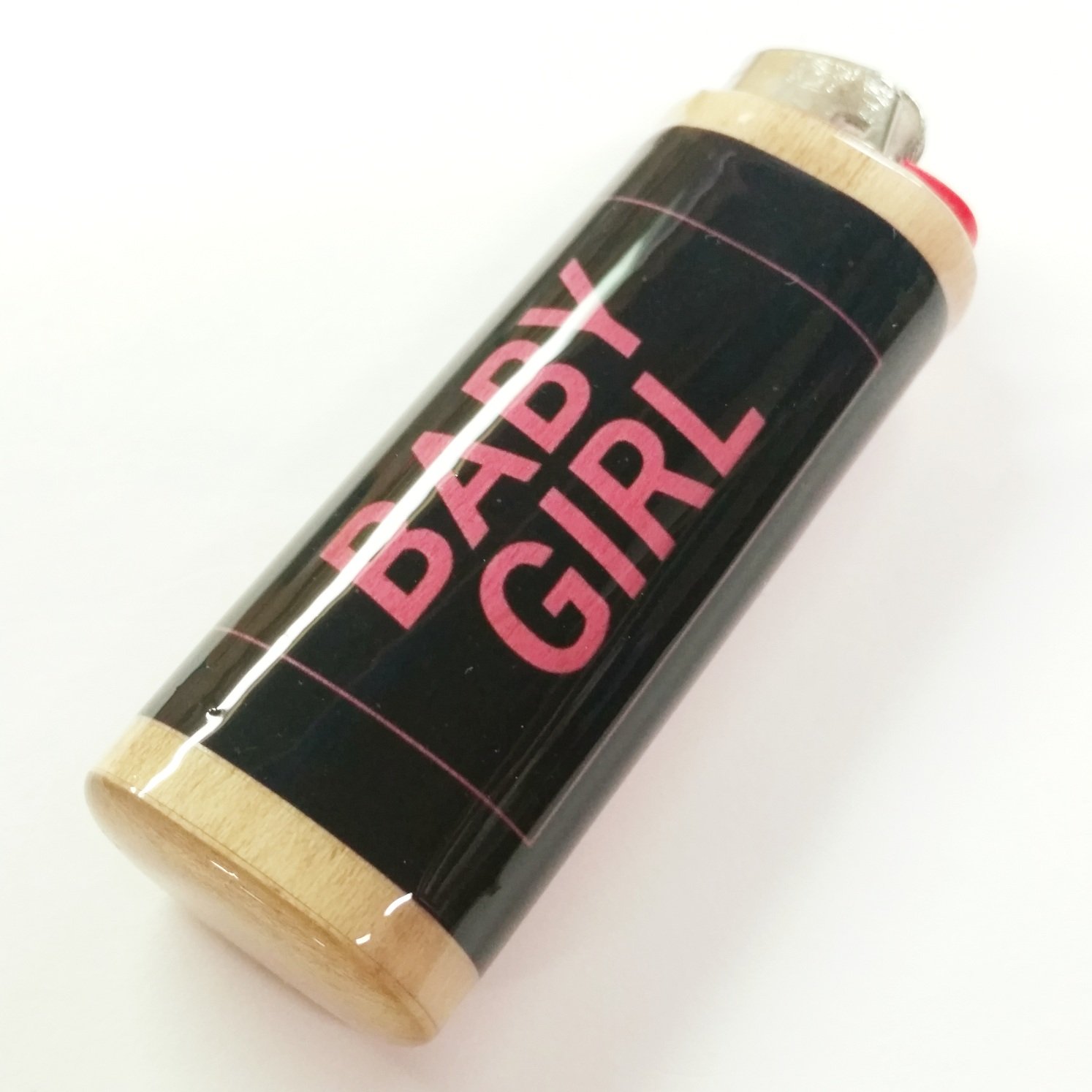 Baby Girl Lighter Case Cover - Cute Pink Bic Lighter Holder Sleeve for Women & Teens - Perfect for Parties, Gifts & Everyday Use