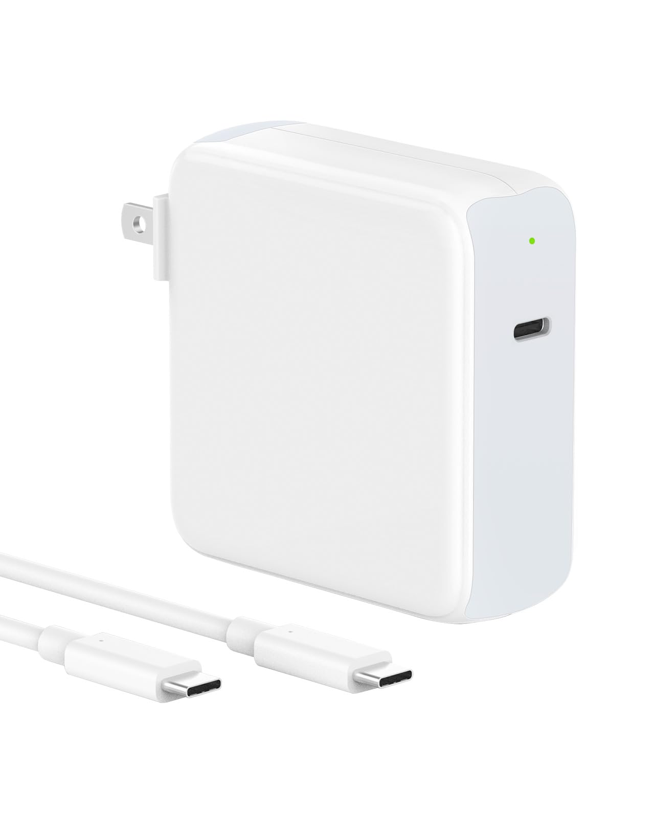 96W USB C Fast Charger for MacBook Pro 16/15/14/13 inch (2021-2025 Models) & M1/M2/M3/M4 MacBook Air - GaN PD 3.0 Power Adapter with 6.6ft 5A Cable - Compatible with iPad Pro/Air & USB-C Laptops | Fast Charging for Work, Travel & Home Office